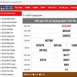 xổ số kiến thiết quảng nam ngày