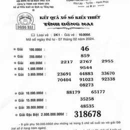 xổ số kiến thiết tỉnh đồng nai hôm nay