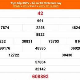 xổ số kiến thiết trà vinh ngày 19 tháng 12