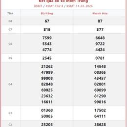 xổ số miền trung thứ hai thứ ba tuần rồi