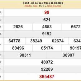 xổ số sóc trăng 23 tháng 09