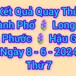 xổ số thành phố ngày 8 tháng 6
