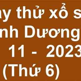 xổ số thử bình dương