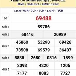 xổ số thứ hai miền bắc tuần trước
