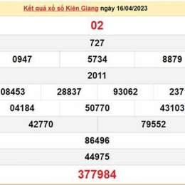 xổ số tiền giang kiên giang 30 ngày
