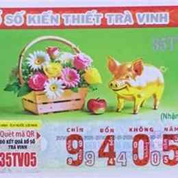 xổ số trà vinh 30 ngày trước