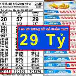 xổ số trúng rồi