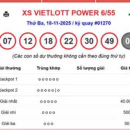 xổ số vietlott ngày 11 tháng 12