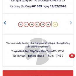 xổ số vietlott ngày 19 tháng 2