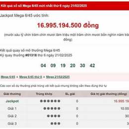 xổ số vietlott ngày 26 tháng 2