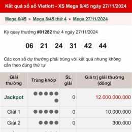 xổ số vietlott ngày 4 tháng 4