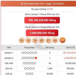 xổ số vietlott ngày 9 tháng 7