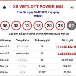 xổ số vietlott power ngày hôm nay