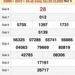 xổ số vũng tàu 30