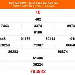 xổ số vũng tàu 4 11